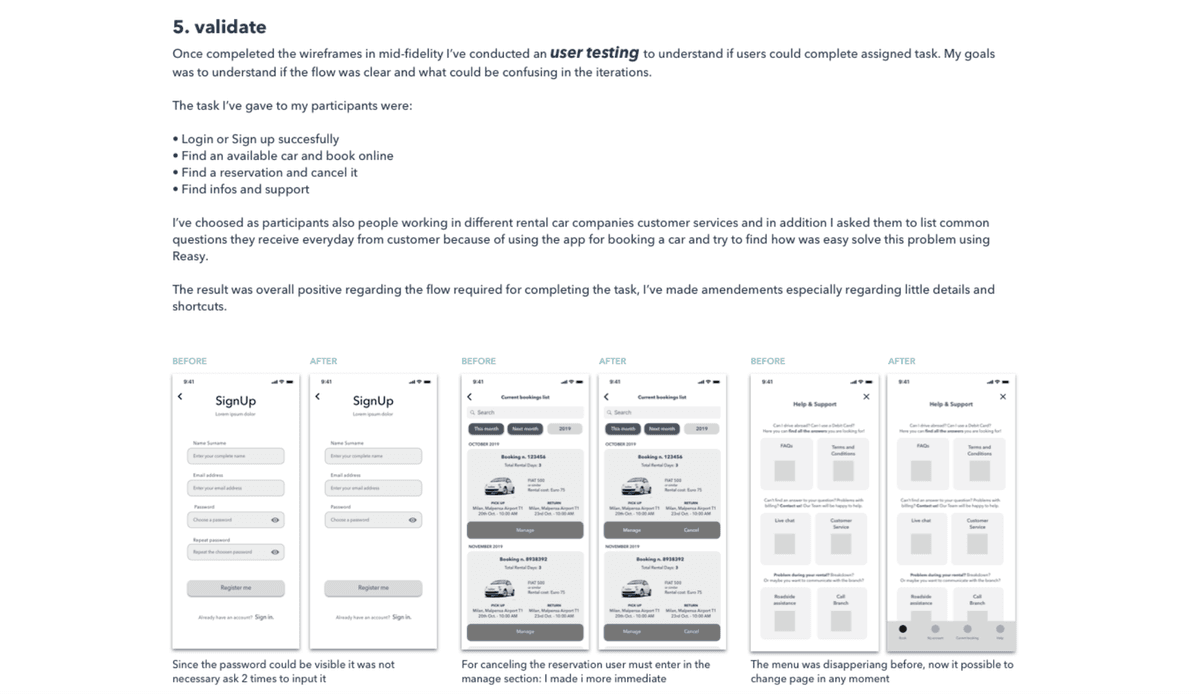Progetto studente — Schermate