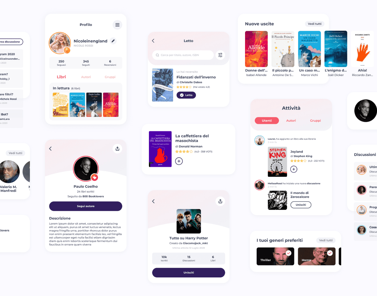 Progetto studente — Book reader