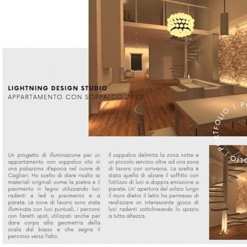 Progetto di interior design realizzato da uno studente EULE