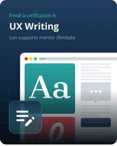 Corso UX Writing